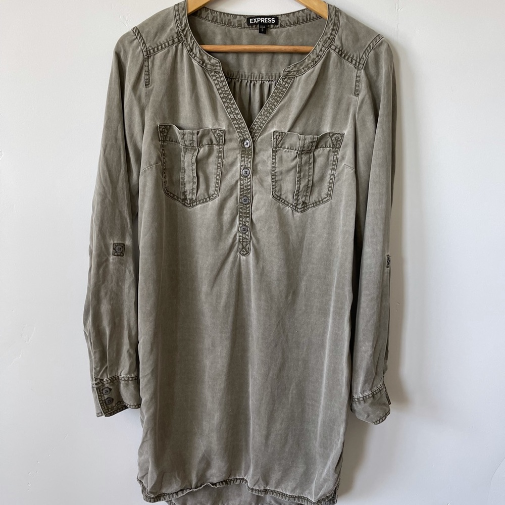 Express shirt dress